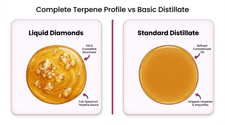 Liquid Diamonds Vape: The Ultimate Guide To Disposable Vapes 1 Liquid Diamonds Vs Distillate Comparison