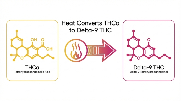 Thca Vs Delta-9 Thc: Understanding The Key Differences, Effects, And Benefits 1 Decarboxylation Converts Thca Into Delta-9 Thc