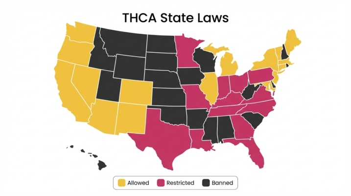 Is Thca Federally Legal? Understanding Thca Flower, Legality &Amp; Usage 2 Thca State Laws Map